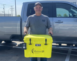 Congratulations to Leroy Pomedli, winner of Yeti cooler from Mustard 21. Thanks to everyone who filled out the mustard producer survey. Congratulations to Leroy Pomedli, winner of Yeti cooler from Mustard 21. Thanks to everyone who filled out the mustard producer survey.