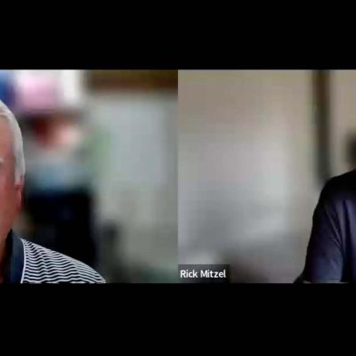 Kevin Hursh interviewing Rick Mitzel